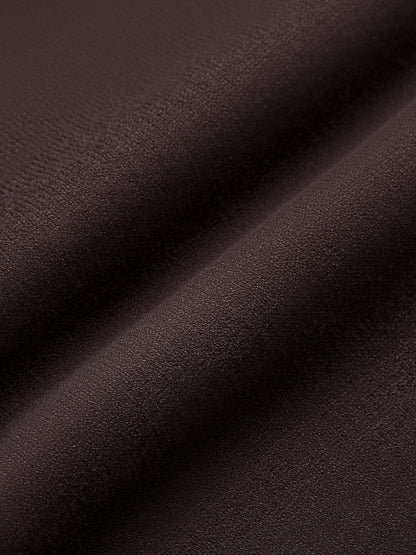 Carbon38 | Long Sleeve Off Shoulder Tee - Chocolate Torte