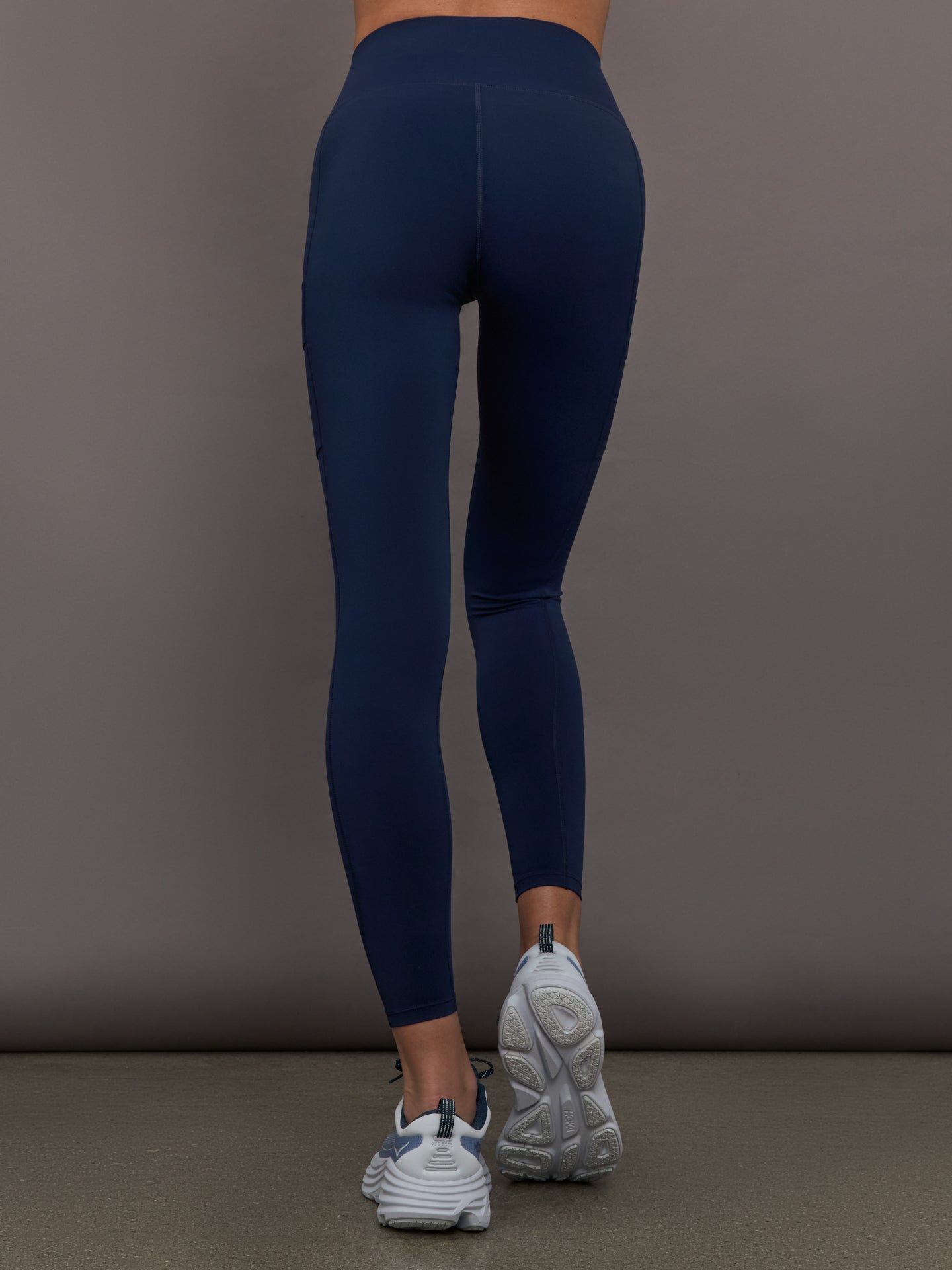 Carbon38 | High Rise Pocket Legging in Diamond Compression - Navy
