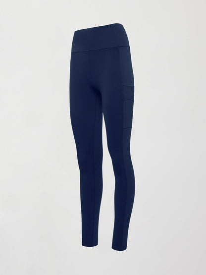 Carbon38 | High Rise Pocket Legging in Diamond Compression - Navy