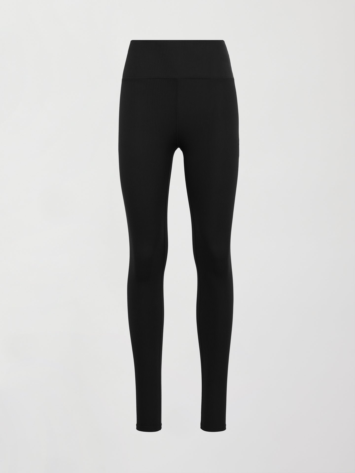 Carbon38 | High Rise Legging in Ribbed Melt - Black