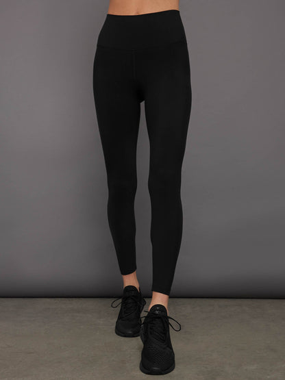 Carbon38 | High Rise Legging in Melt - Black