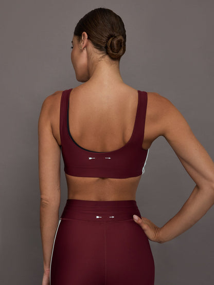 Carbon38 | Oxford Harley Scoop Bra - Red