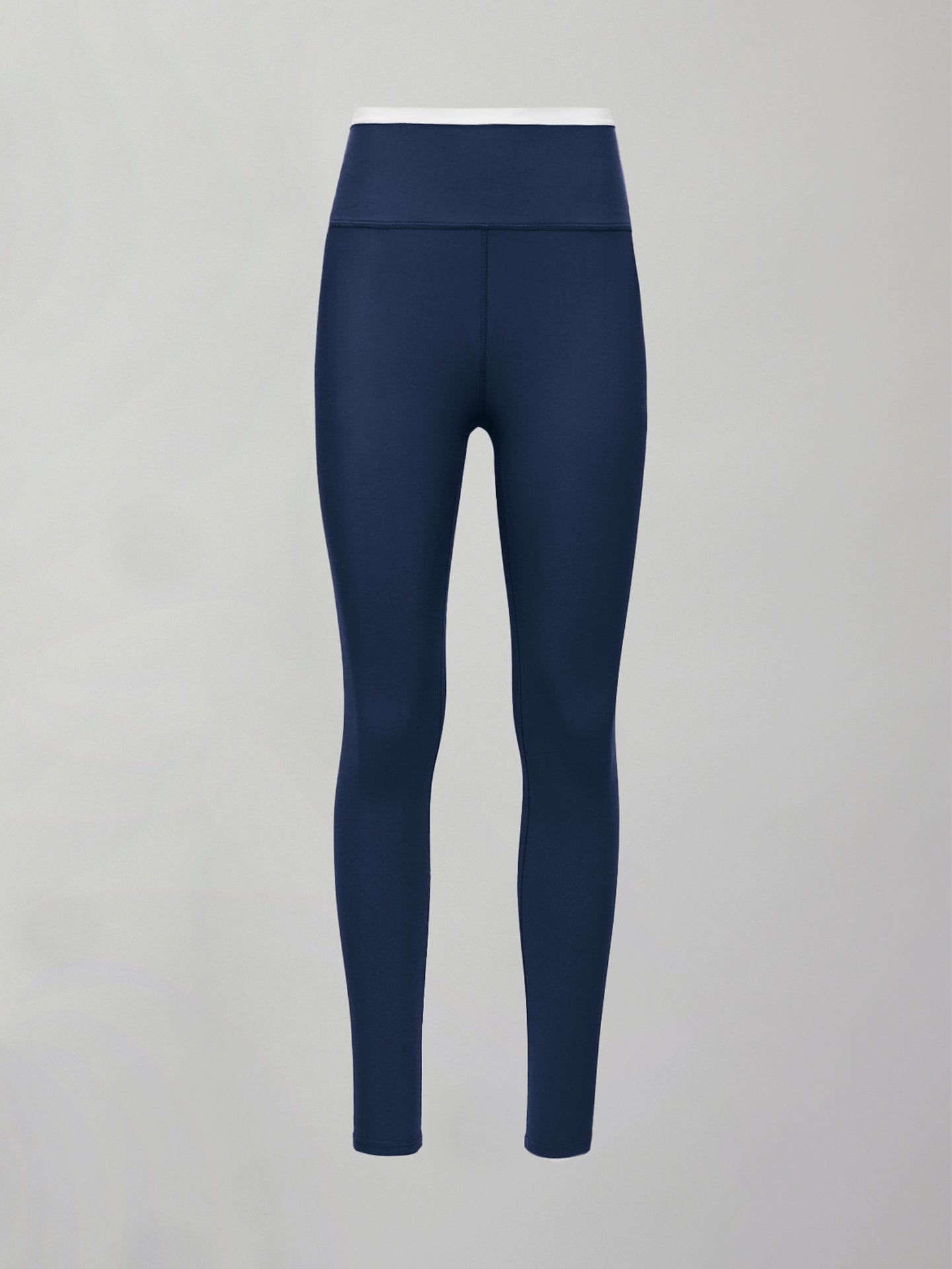 Carbon38 | Contrast Waistband Legging in Melt - Navy/White