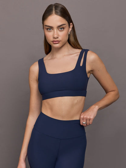 Carbon38 | Cutout Bra in Melt - Navy