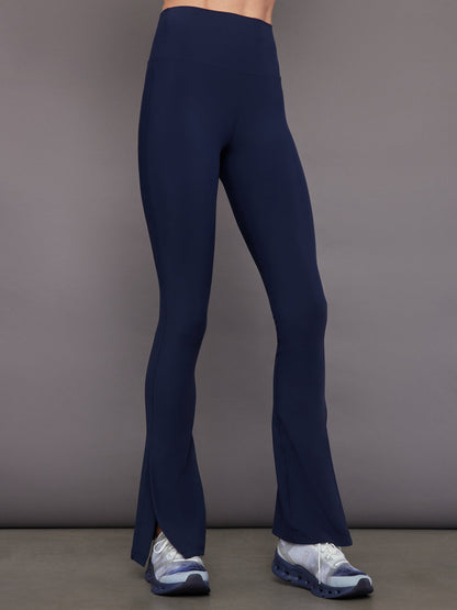 Carbon38 | Split Bootcut Legging in Melt - Navy Blazer
