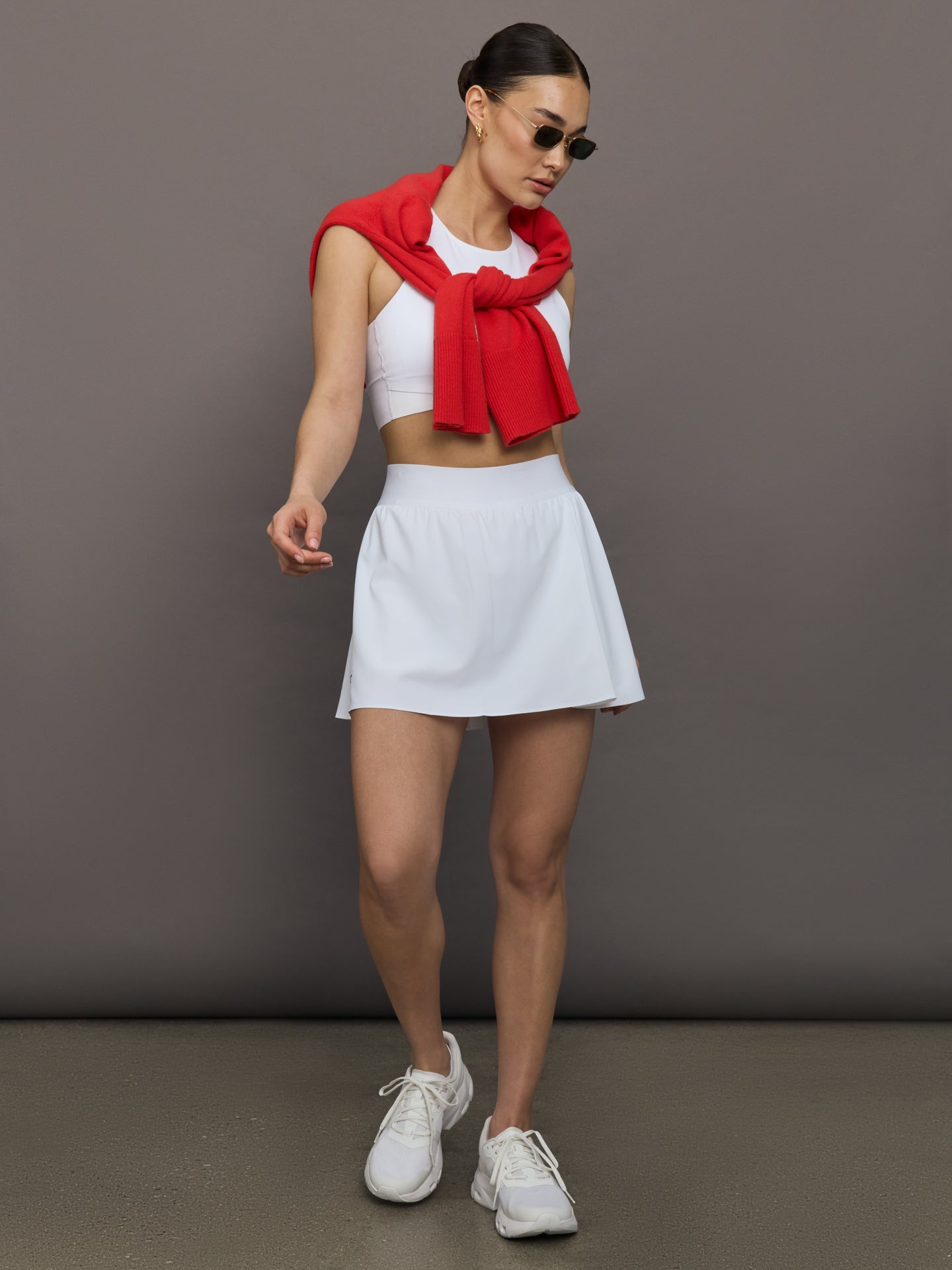 Carbon38 | Court Skirt Pleated - White