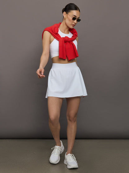 Carbon38 | Court Skirt Pleated - White
