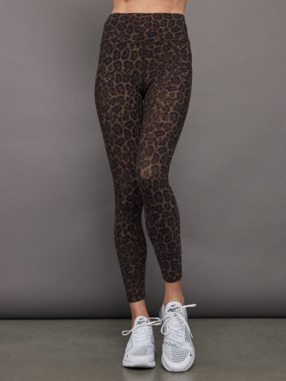 Carbon38 | High Rise Legging in Melt - Leopard Print