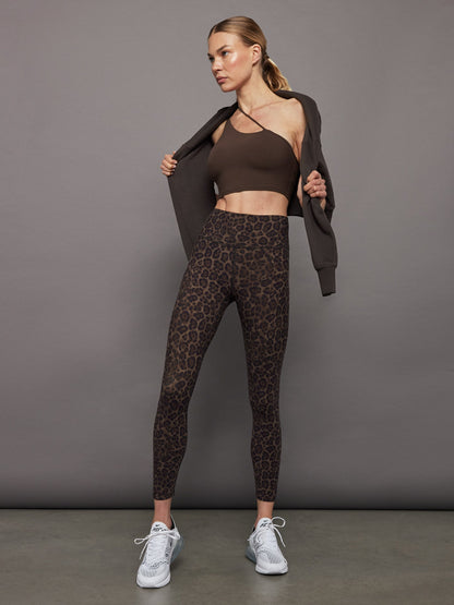 Carbon38 | High Rise Legging in Melt - Leopard Print