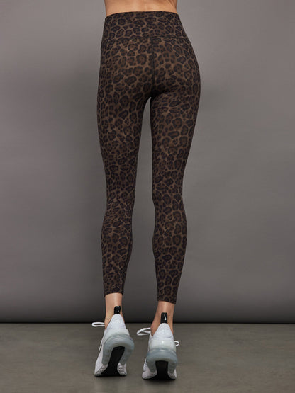Carbon38 | High Rise Legging in Melt - Leopard Print