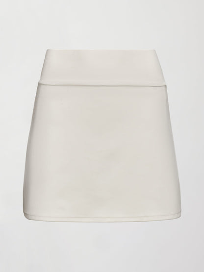 Carbon38 | Tennis Skirt in Diamond Compression - Cloud Dancer
