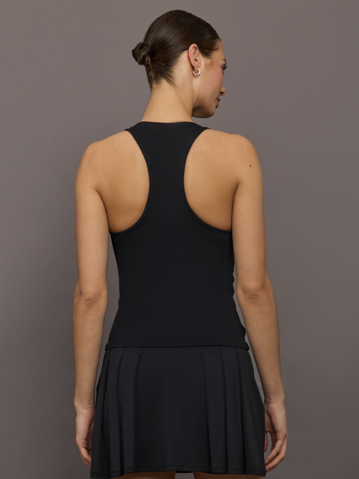 Carbon38 | Racer High Neck Active Tank in Diamond Compression - Black