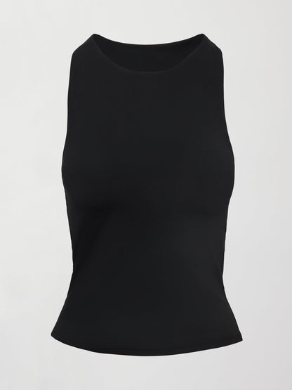 Carbon38 | Racer High Neck Active Tank in Diamond Compression - Black