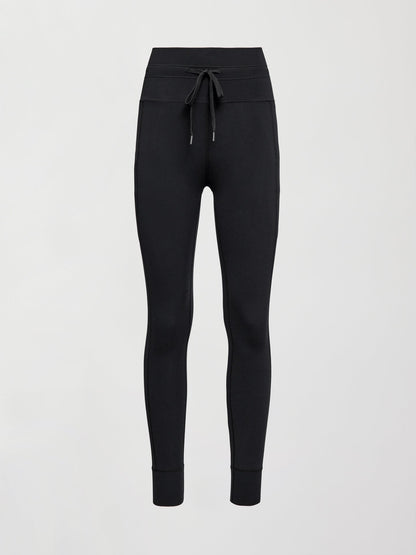 Carbon38 | High Rise Pocket Legging in Melt - Black