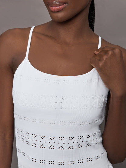 Carbon38 | Fitted Tank - White