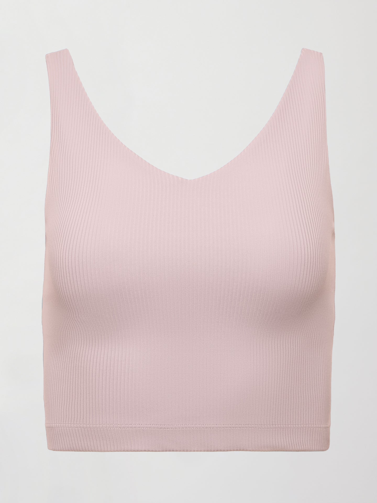 Carbon38 | V-Neck Tank in Ribbed Melt - Lotus