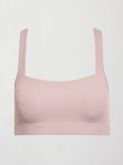 Carbon38 | Racerback Bra in Ribbed Melt - Lotus