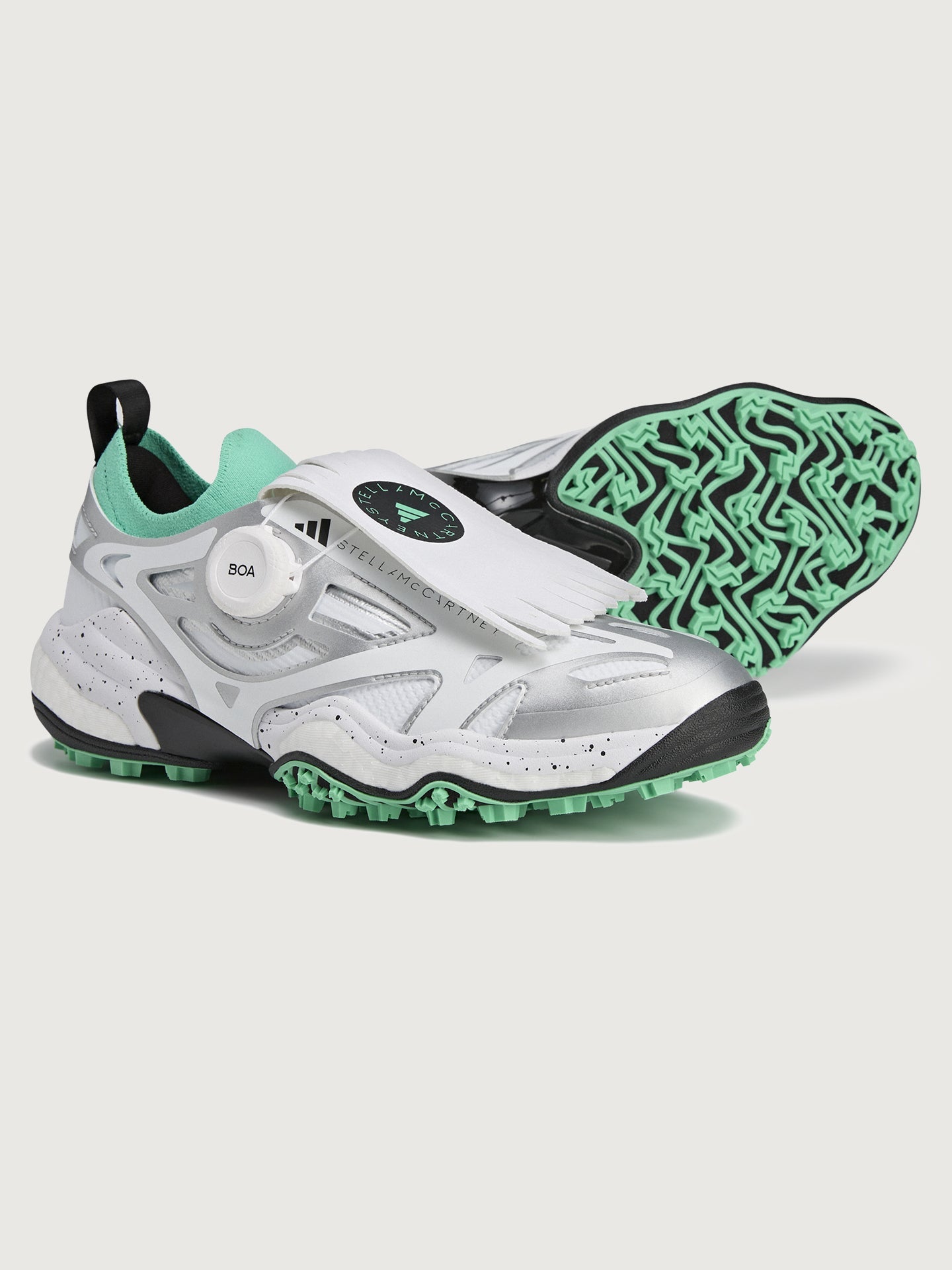 Carbon38 | aSMC Codechaos Boa - Core White/BRIGHT GREEN S15/silver met