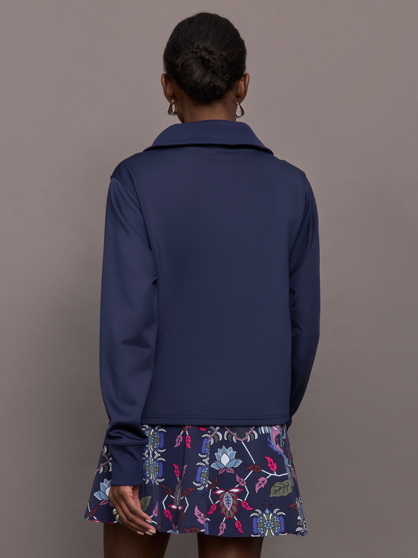 Carbon38 | Wren 1/4 Zip - Maltese Blue