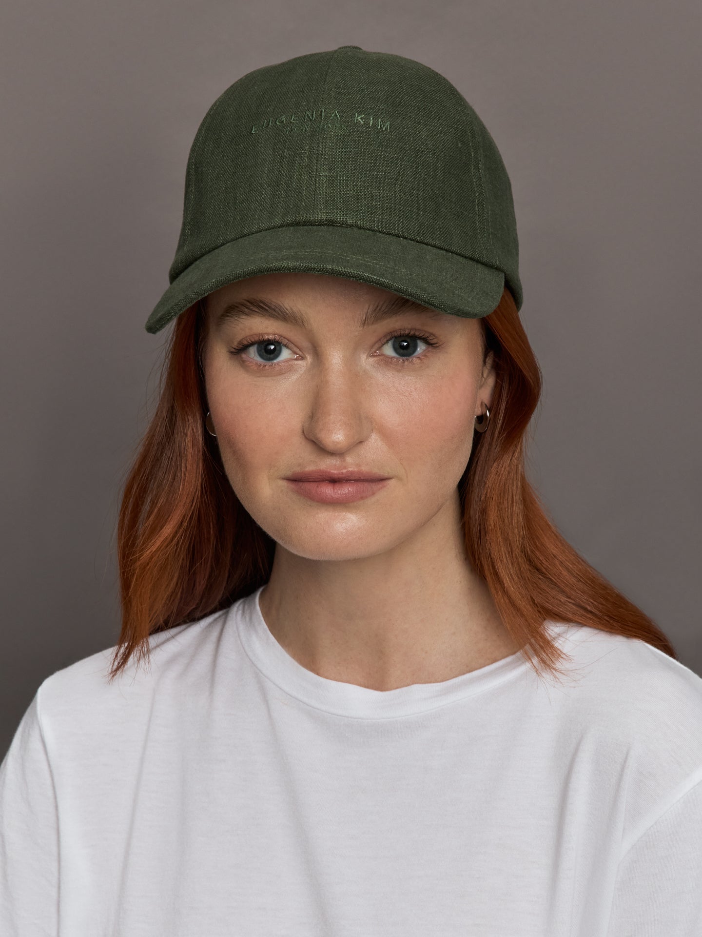 Carbon38 | Lo Linen Baseball Cap - Olive