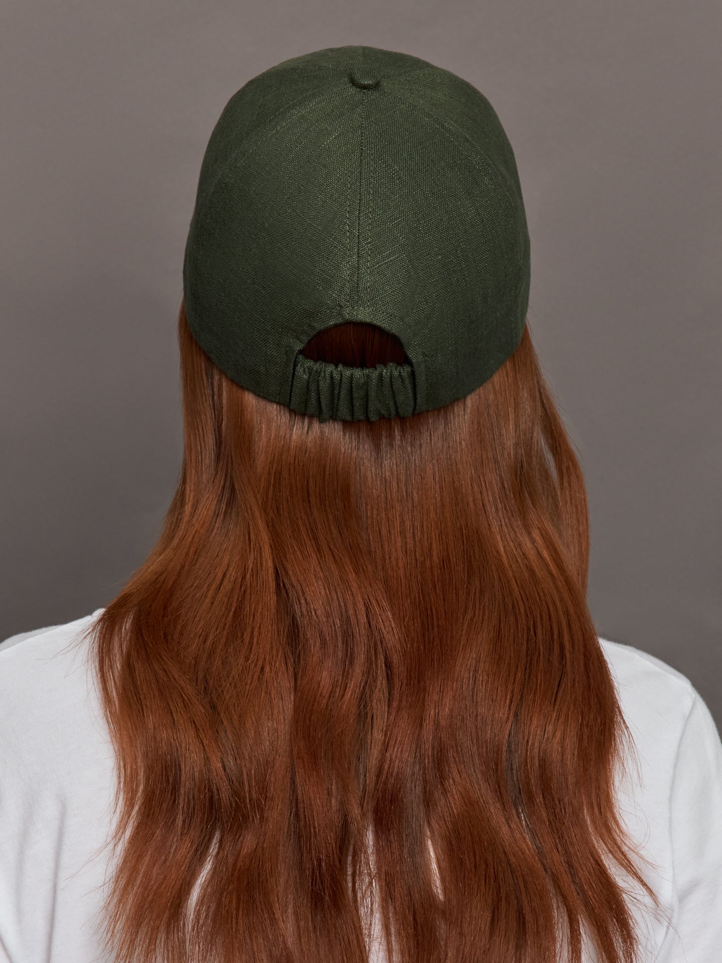 Carbon38 | Lo Linen Baseball Cap - Olive