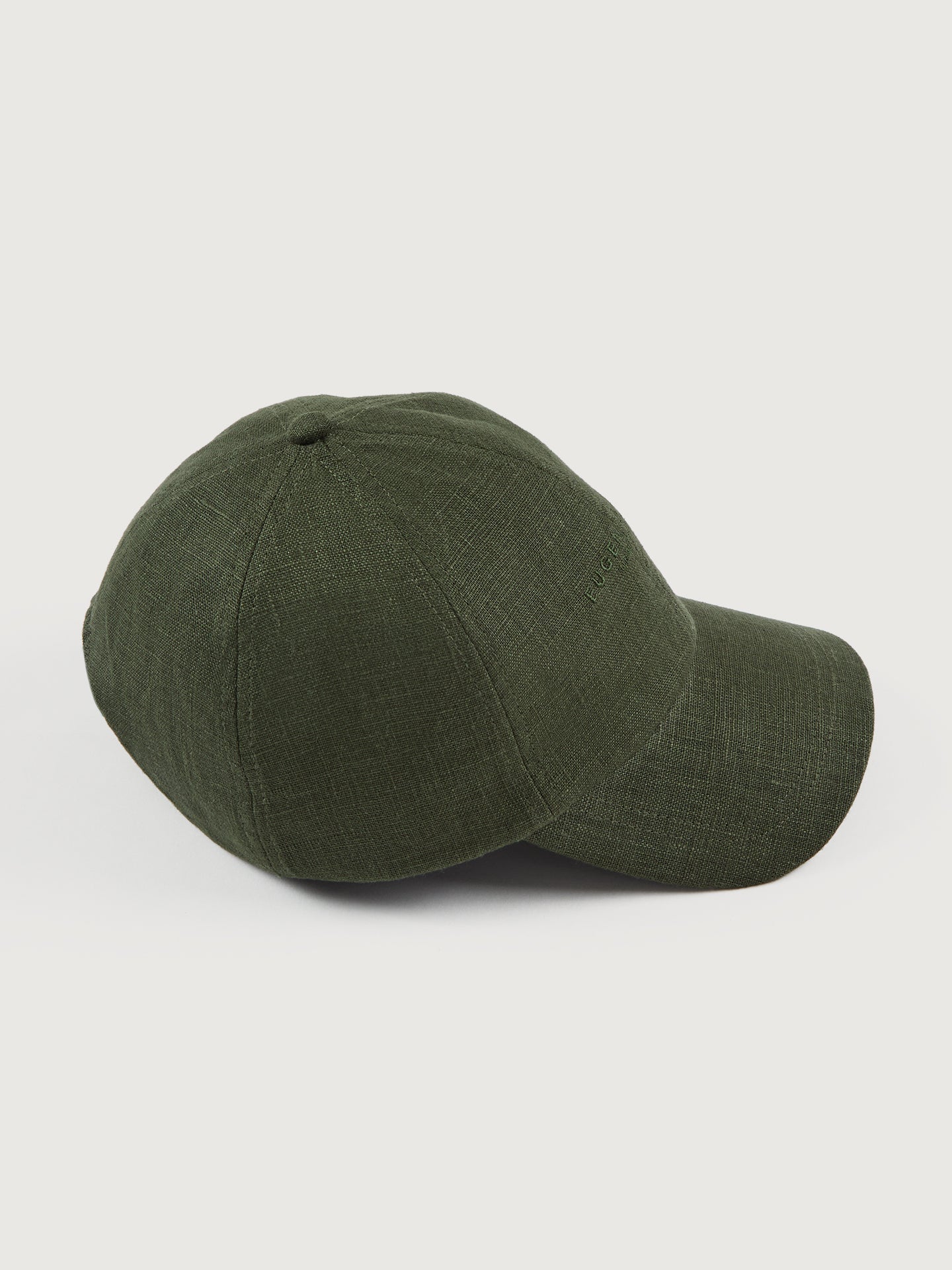 Carbon38 | Lo Linen Baseball Cap - Olive