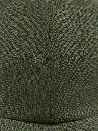 Carbon38 | Lo Linen Baseball Cap - Olive