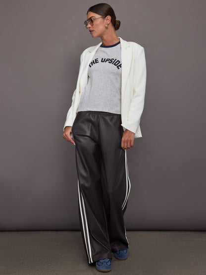 Carbon38 | Vegan Leather Twilight Pant - Brown