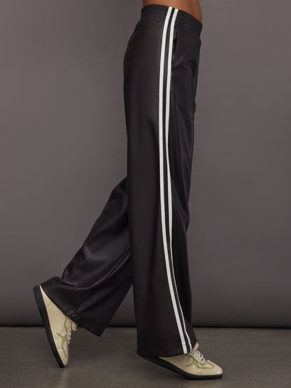 Carbon38 | Vegan Leather Twilight Pant - Brown