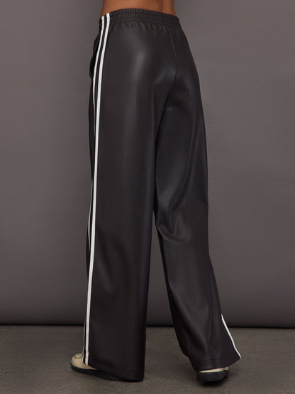 Carbon38 | Vegan Leather Twilight Pant - Brown
