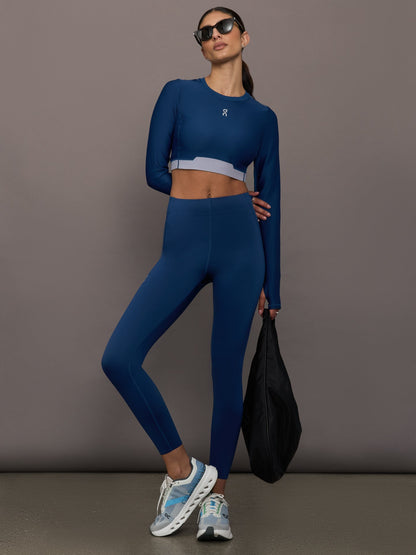 Carbon38 | Train Long Sleeve Crop - Tempest