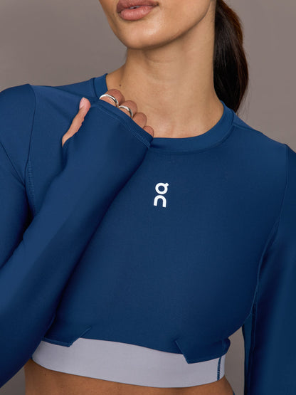 Carbon38 | Train Long Sleeve Crop - Tempest