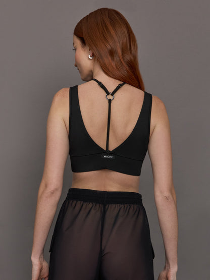 Carbon38 | Odyssey Longline Bra - Black
