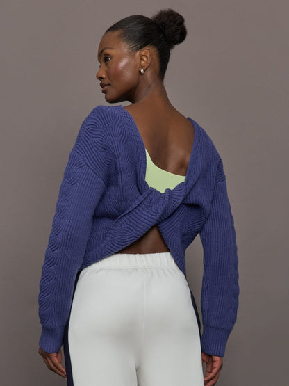 Carbon38 | Twist Pullover - Future Dusk