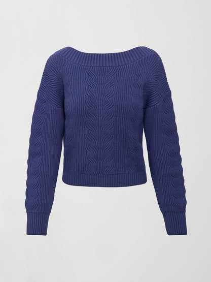 Carbon38 | Twist Pullover - Future Dusk