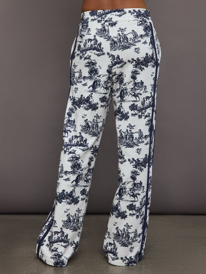 Carbon38 | Toile Track Pant - Navy Toile