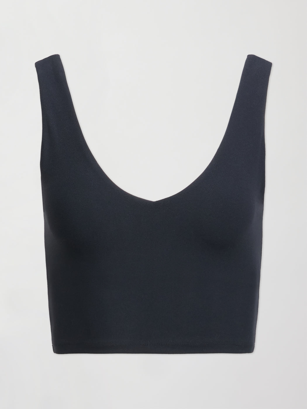 Carbon38 | V-Neck Longline Bra in Melt - Black