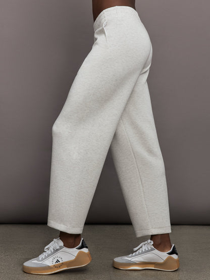 Carbon38 | Barrel Leg Pant in Interlock - Moonbeam