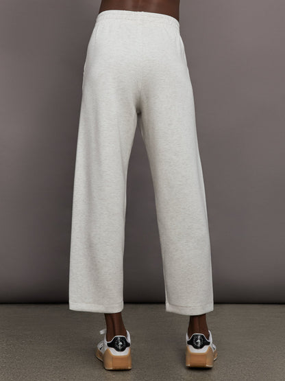 Carbon38 | Barrel Leg Pant in Interlock - Moonbeam