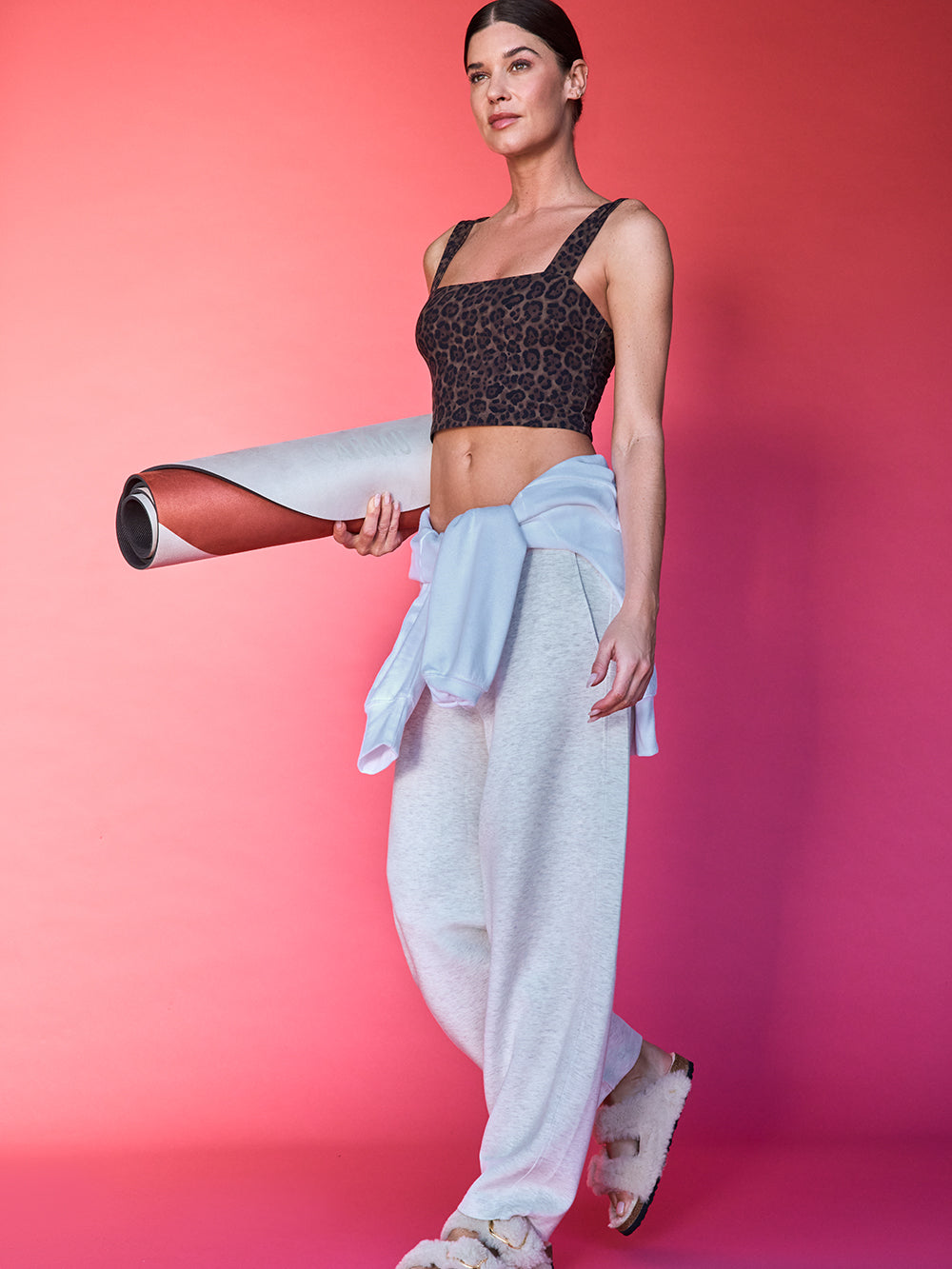 Carbon38 | Barrel Leg Pant in Interlock - Moonbeam