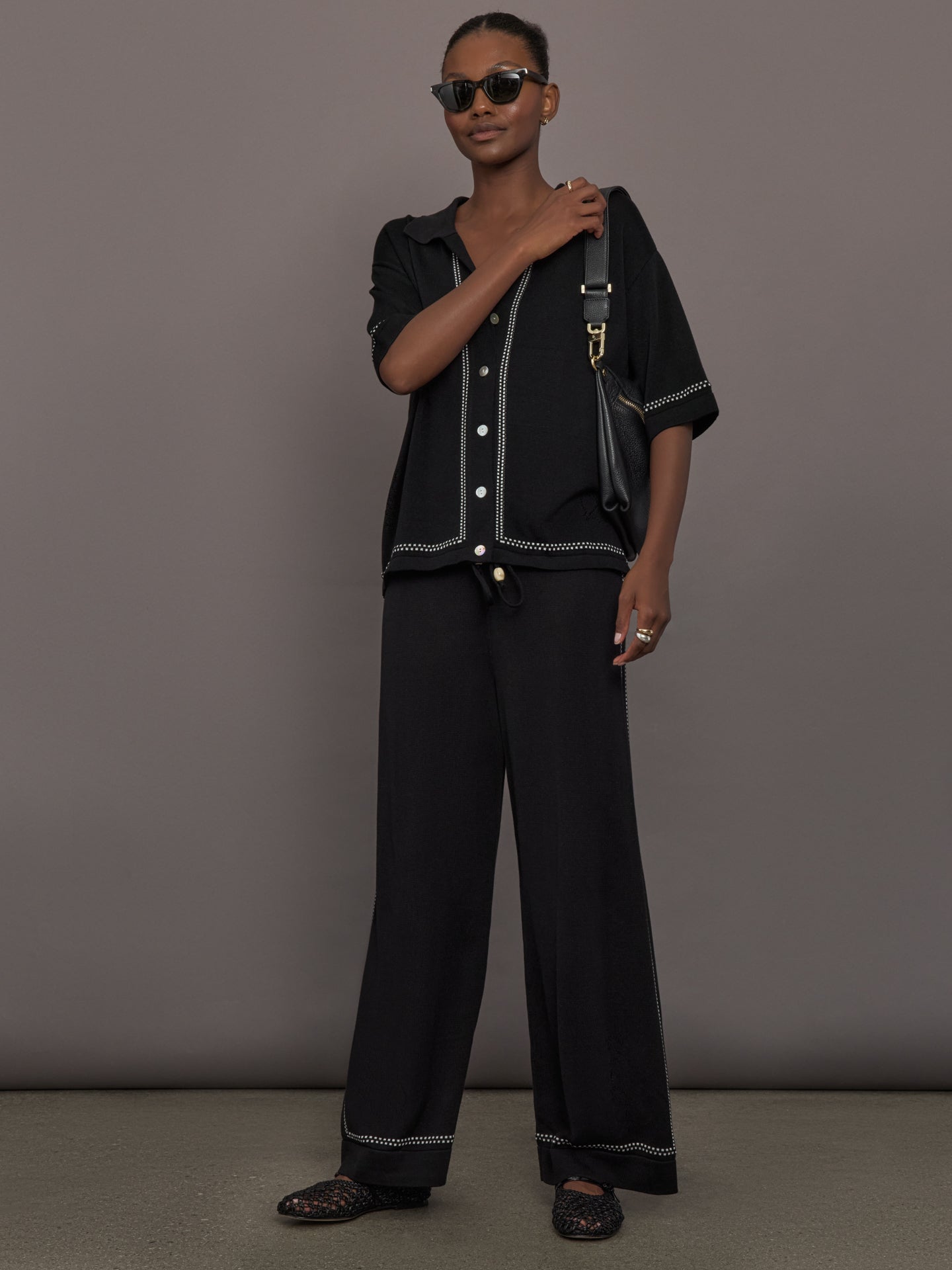 Carbon38 | The Coco Knit Shirt - Ink