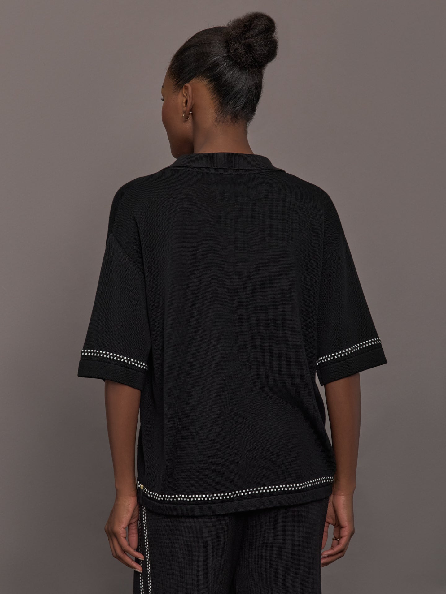 Carbon38 | The Coco Knit Shirt - Ink