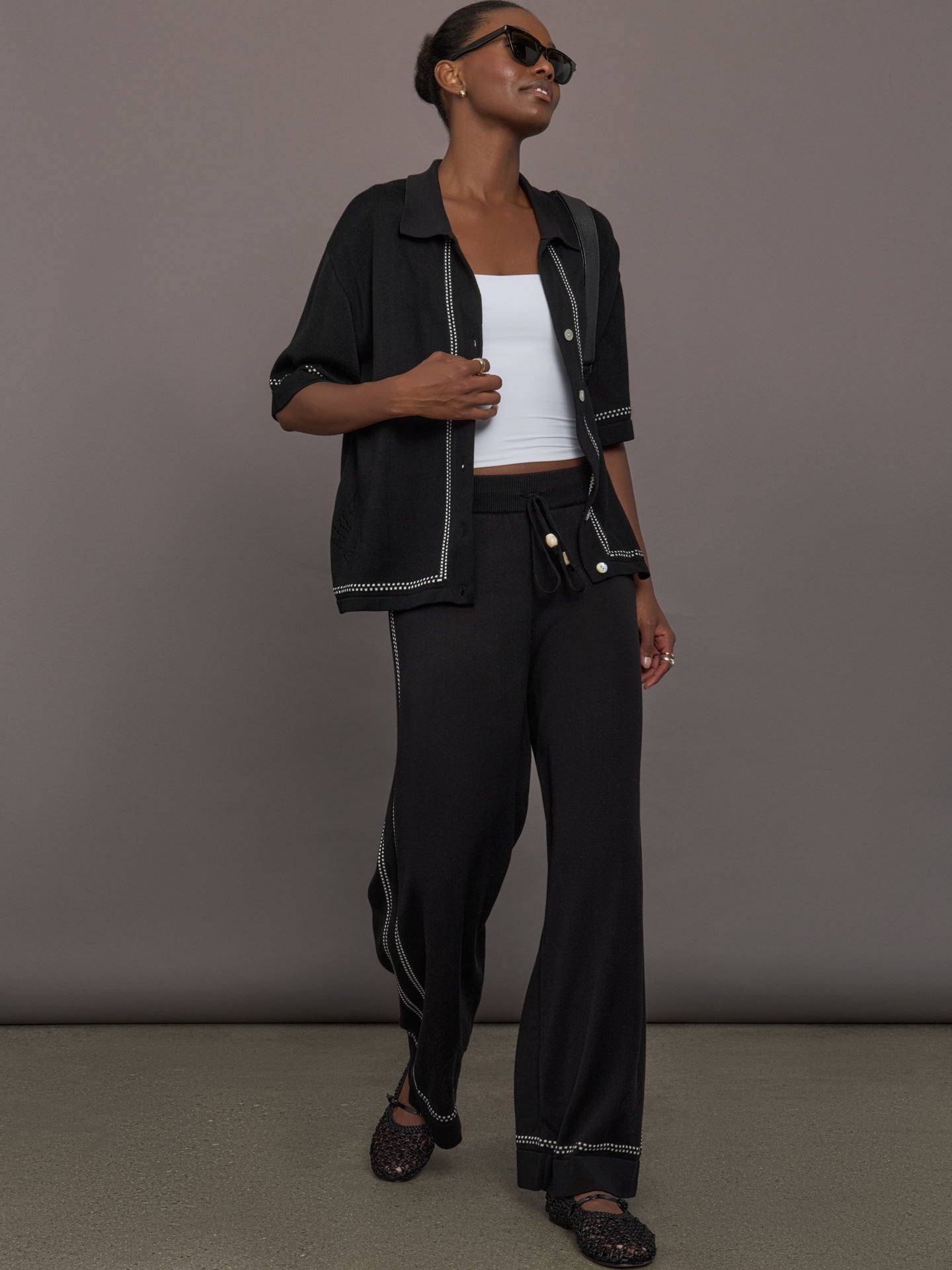 Carbon38 | The Lawrence Knit Pant - Ink