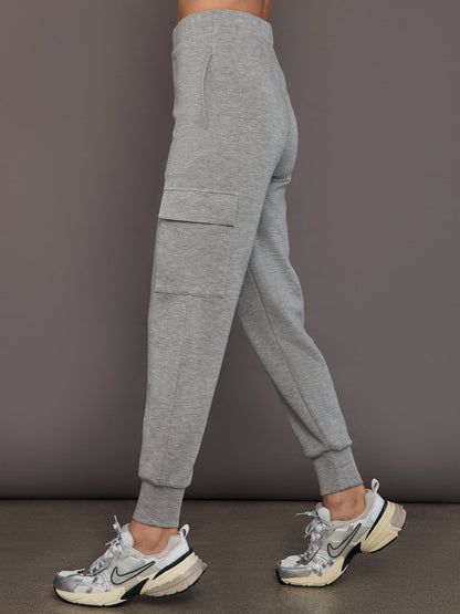 Carbon38 | Cargo Jogger in Modal Luxe - Heather Grey