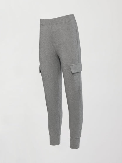 Carbon38 | Cargo Jogger in Modal Luxe - Heather Grey