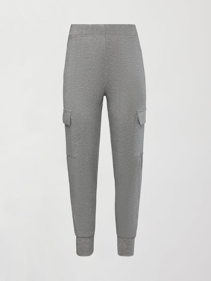 Carbon38 | Cargo Jogger in Modal Luxe - Heather Grey