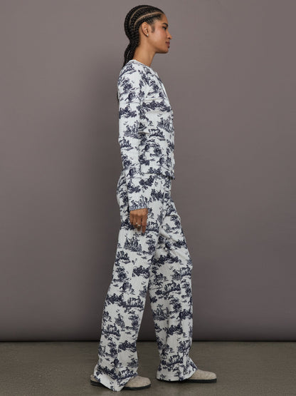 Carbon38 | Toile Sleep Set - Navy Toile