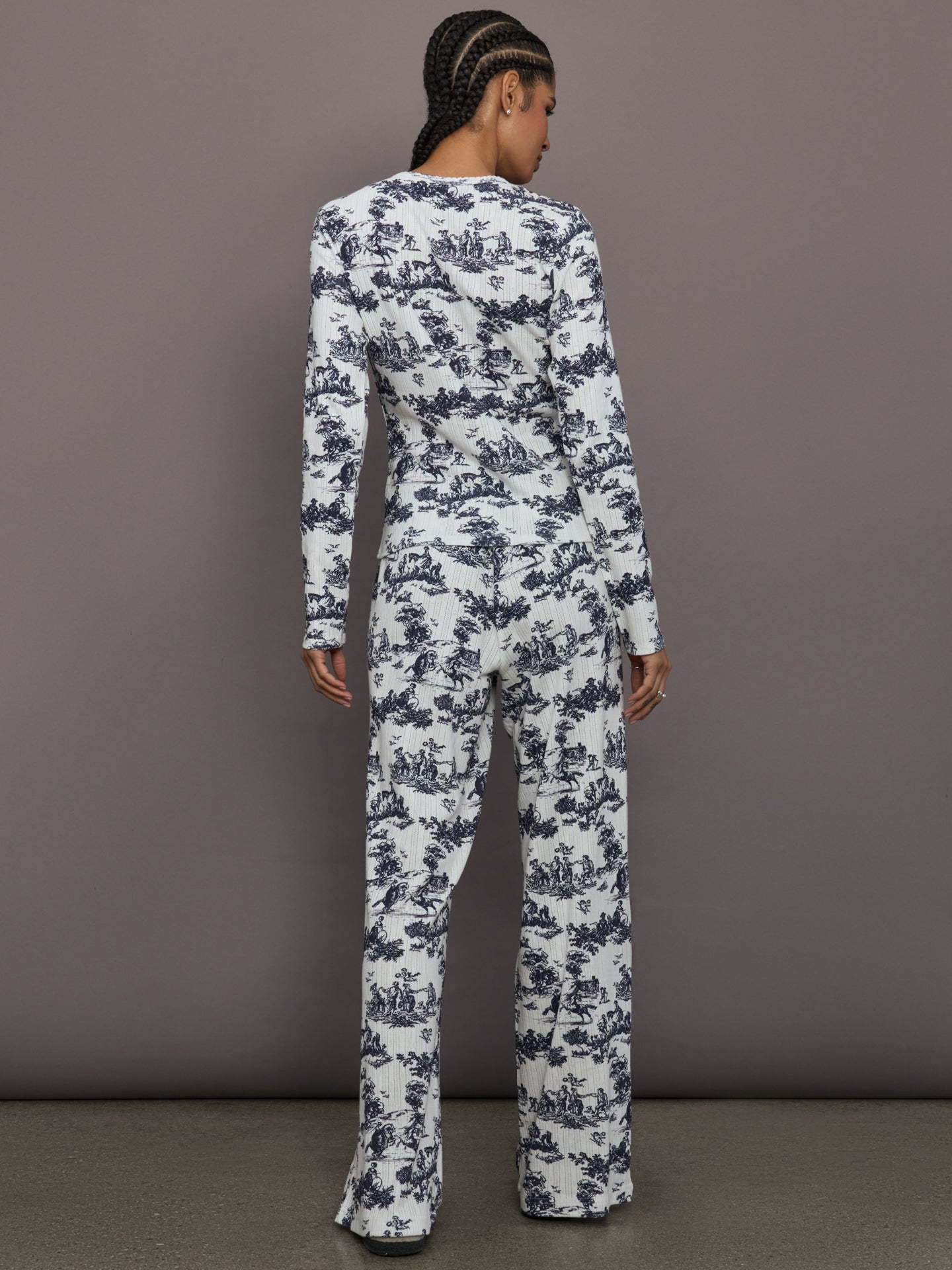 Carbon38 | Toile Sleep Set - Navy Toile