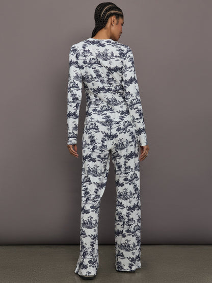 Carbon38 | Toile Sleep Set - Navy Toile