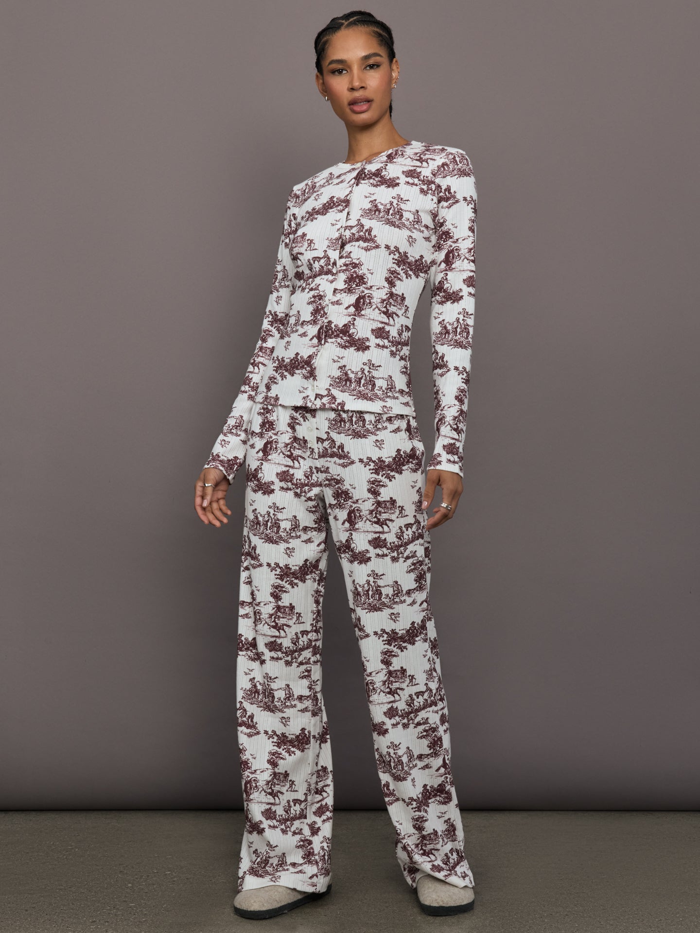 Carbon38 | Toile Sleep Set - Fig Toile